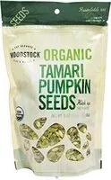 Mängden socker i Organic tamari pumpkin seeds