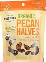 Mängden socker i Pecan halves organic