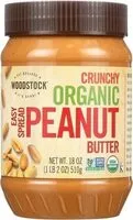 Mängden socker i Organic Crunchy Peanut Butter Spread