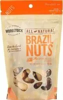 Mängden socker i Woodstock brazil nuts