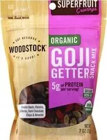 Mängden socker i Woodstock organic goji getter snack mix