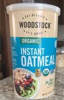 Mängden socker i Woodstock organic instant oatmeal