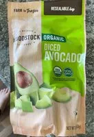 Mängden socker i Organic Diced Avocado