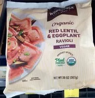 Mängden socker i Organic Red Lentil & Eggplant Ravioli