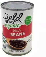 Mängden socker i Field Day Organic Black Bean