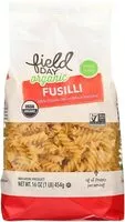Mängden socker i Field day, italian macaroni product, organic traditional fusilli