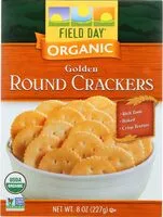 Mängden socker i Organic Golden Round Crackers