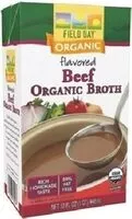 Mängden socker i Organic beef Broth