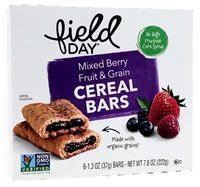 Mängden socker i Mixed Berry Fruit & Grain Cereal Bars
