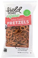 Mängden socker i Mini twist organic pretzels