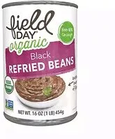 Mängden socker i Field day, organic refried beans