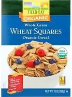 Mängden socker i Whole Grain Wheat Squares Organic Cereal