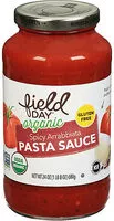 Mängden socker i Organic Spicy Arrabbiata Pasta Sauce