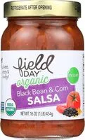 Mängden socker i Organic Black Bean & Corn Salsa