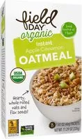Mängden socker i Organic Instant Oatmeal Apple Cinnamon Packs