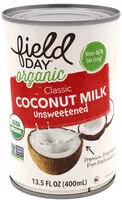 Mängden socker i Classic Unsweetened Coconut Milk