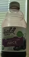 Mängden socker i Field Day organic grape juice