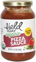 Mängden socker i Field day, organic pizza sauce