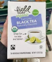 Mängden socker i Earl Grey Black Tea