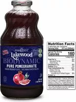 Mängden socker i Organic biodynamic juice