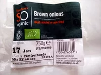 Mängden socker i Brown Onions