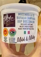 Mängden socker i Mozzarella di bufala