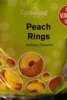 Mängden socker i Peach rings