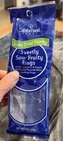 Mängden socker i Sweetly sour fruity rings