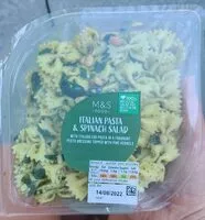 Mängden socker i Italian pasta and spinach salad