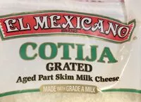 Mängden socker i Grated Cotija