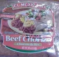 Mängden socker i El mexicano beef chorizo