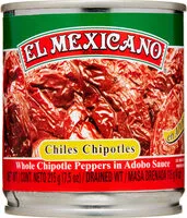 Mängden socker i Chipotle Peppers In Adobo Sauce