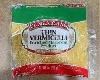 Mängden socker i Thin Vermicelli