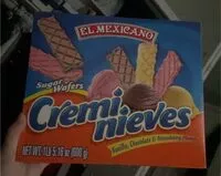 Mängden socker i Cremi Nieves Sugar Wafers