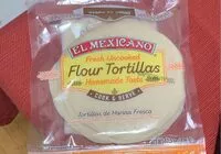 Mängden socker i Fresh Uncooked Flour Tortillas