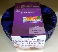 Mängden socker i Luxury Fruit & Nut Christmas Pudding