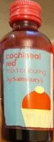 Mängden socker i Sainsbury's Cochineal red food colouring