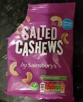 Mängden socker i Salted cashews