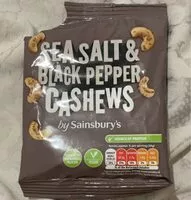 Mängden socker i Sea Salt & Black Pepper Cashews