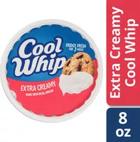 Mängden socker i Whipped topping