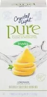 Mängden socker i Pure drink mix lemonade on the go packets