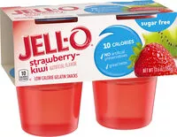 Mängden socker i Jell o low calorie gelatin snacks