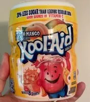 Mängden socker i Kool aid peach mango drink mix canisters