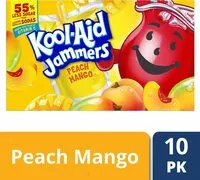 Mängden socker i Jammers peach mango juice pouches pouches