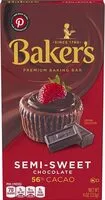 Mängden socker i Baker's Semi-sweet Chocolate 56% cacao