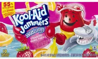 Mängden socker i Kool aid jammers sharkleberry fin flavored drink