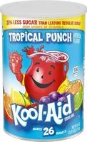 Mängden socker i Kool aid tropical punch drink mix