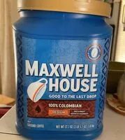 Mängden socker i Maxwell House 100% Columbian Medium Ground Coffee