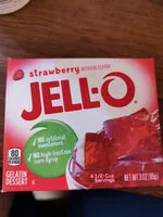 Mängden socker i Gelatin Dessert, Strawberry