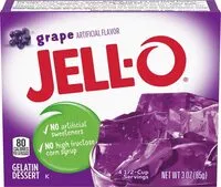 Mängden socker i Grape gelatin dessert mix